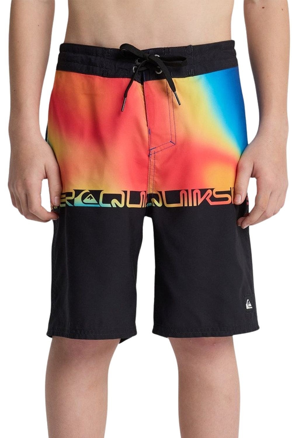 Badeshorts Quiksilver Everyday Half Jam 17 - KVJ6/Black Wordblock - boy´s