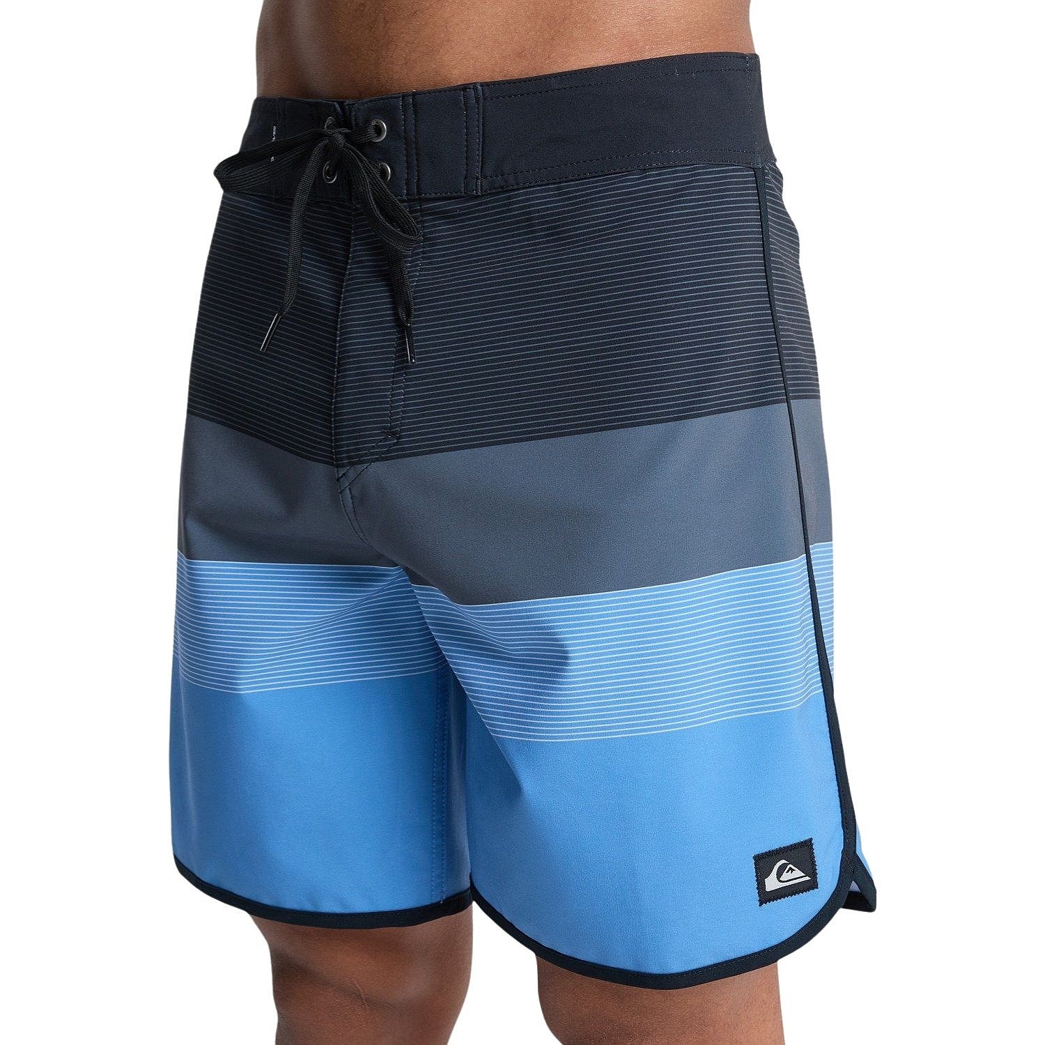 плавательные шорты Quiksilver Surfsilk Scallop 18 - KVJ7/Black Tijuana - men´s