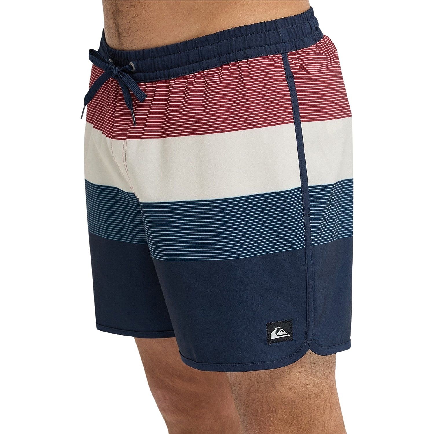 szorty kąpielowe Quiksilver Stretch Scallop Volley 16 - KTP7/Dark Navy Tijuana - men´s