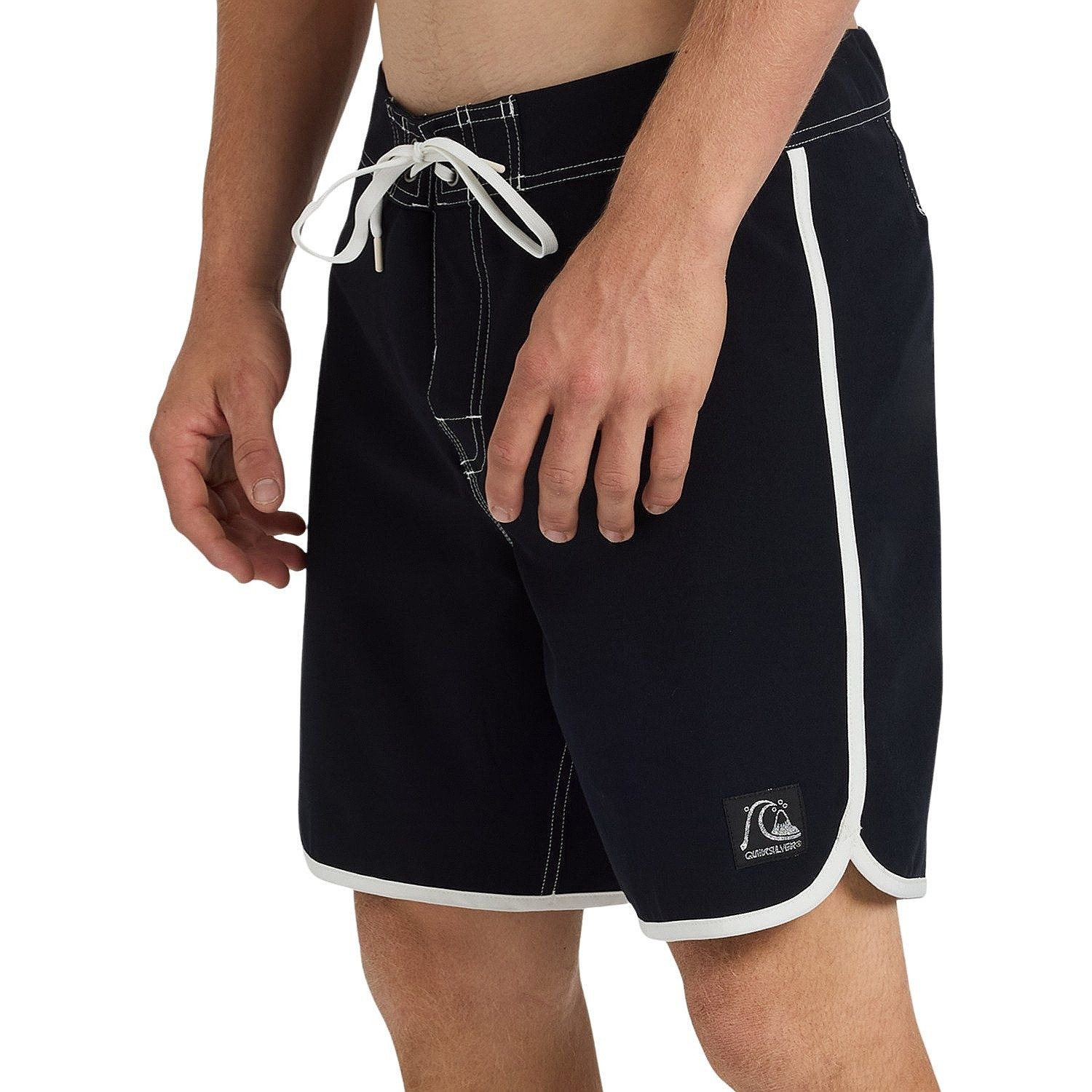 Short de bain Quiksilver Original Scallop 18 - KVJ0/Black - men´s