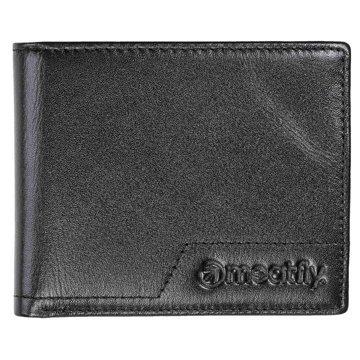 Brieftasche Meatfly Eliot Premium Leather - Black - men´s