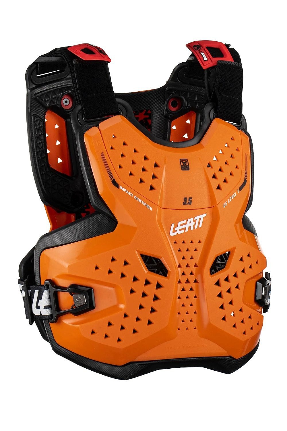 protetor Leatt Chest Protector 3.5 Junior - Orange/Black - unisex junior