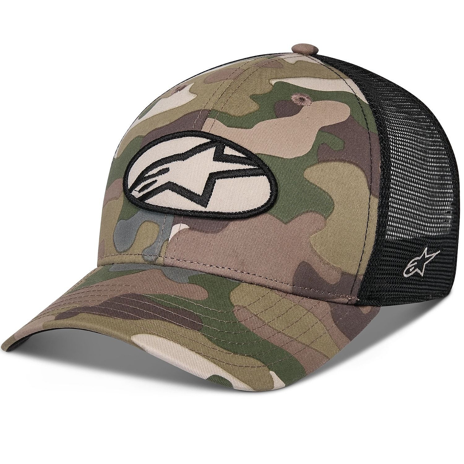 кепка Alpinestars Oblique Camo Trucker - Green Camo/Black - men´s
