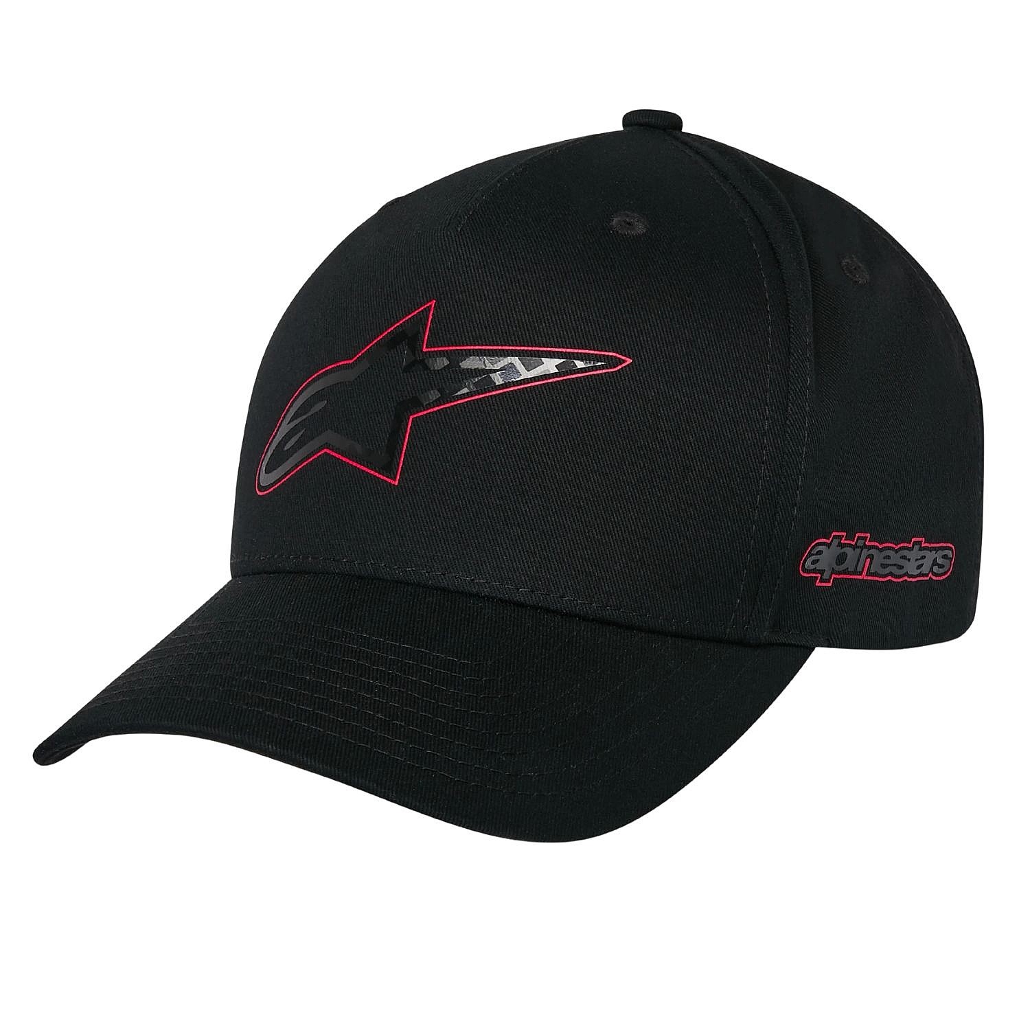 cap Alpinestars Carbon Fiber Snapback - Black - men´s