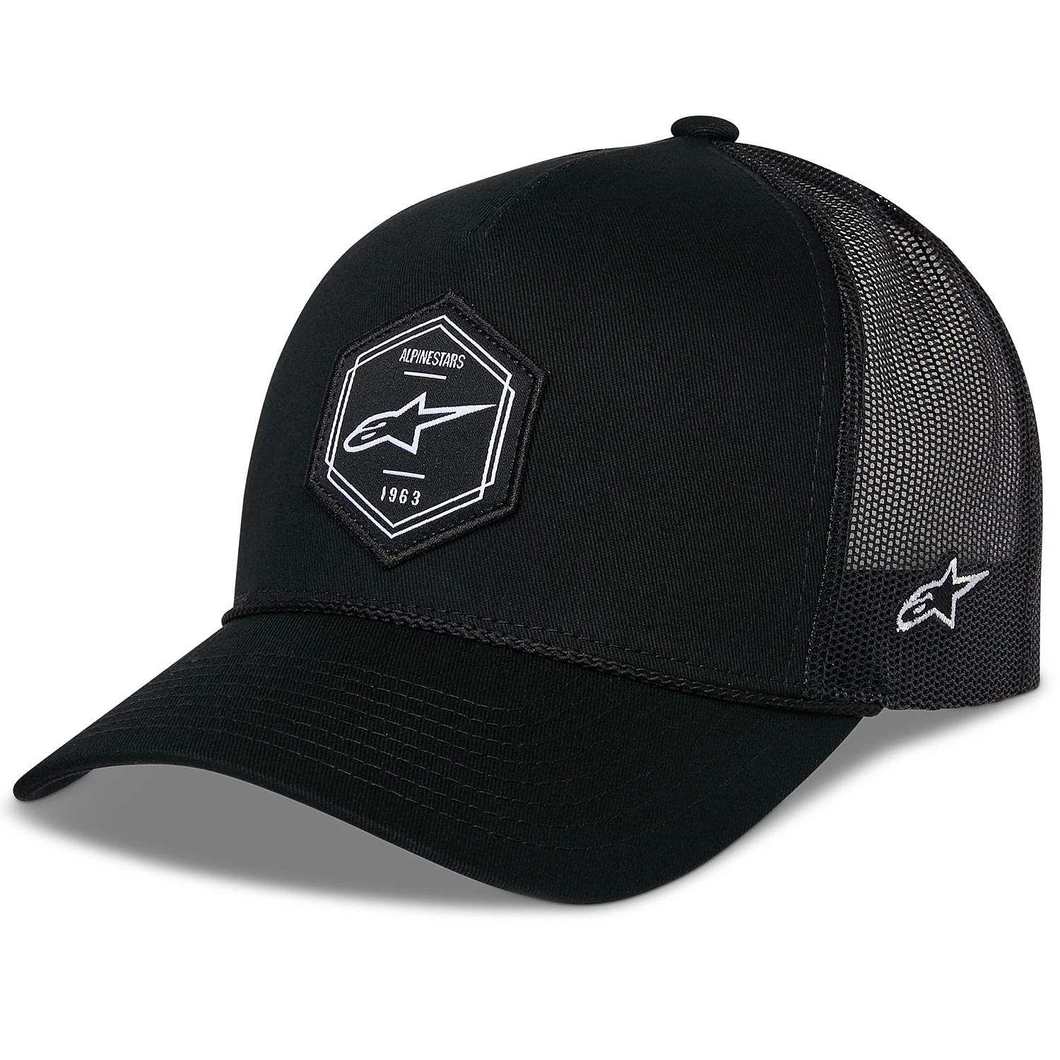 cap Alpinestars Hexeon Trucker - Black/Black - men´s