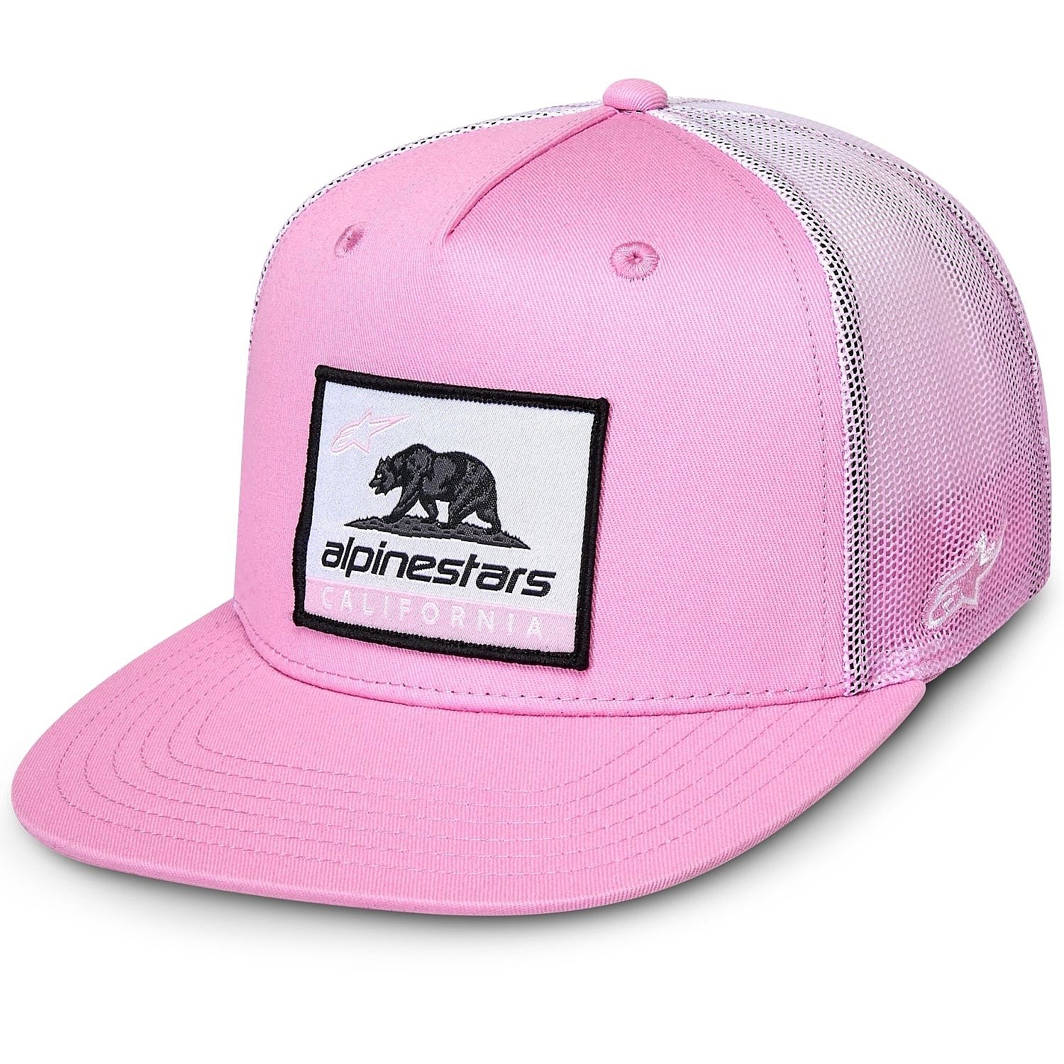 gorra con visera Alpinestars Cali Gradient Trucker - Pink/White - men´s