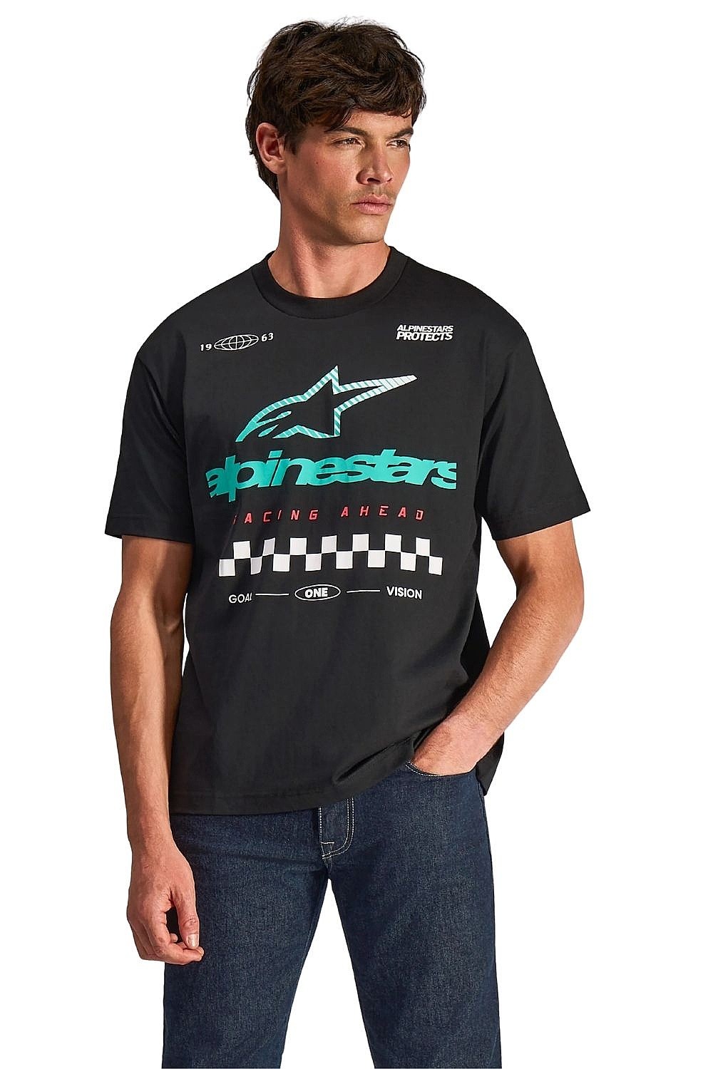 camisa Alpinestars Aplomb Oversized CSF - Black - men´s