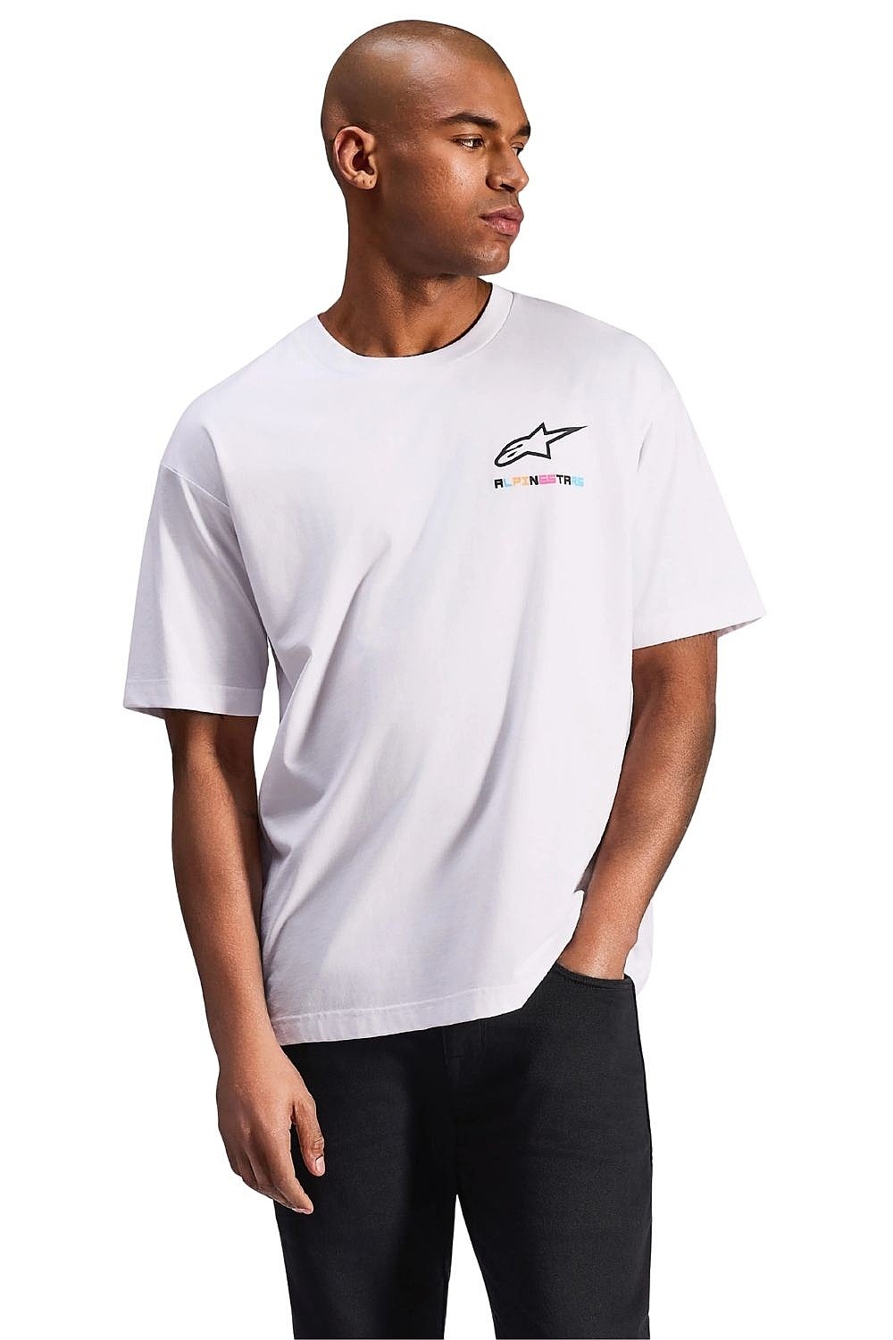 tricou Alpinestars Wild Oversized CSF - White - men´s