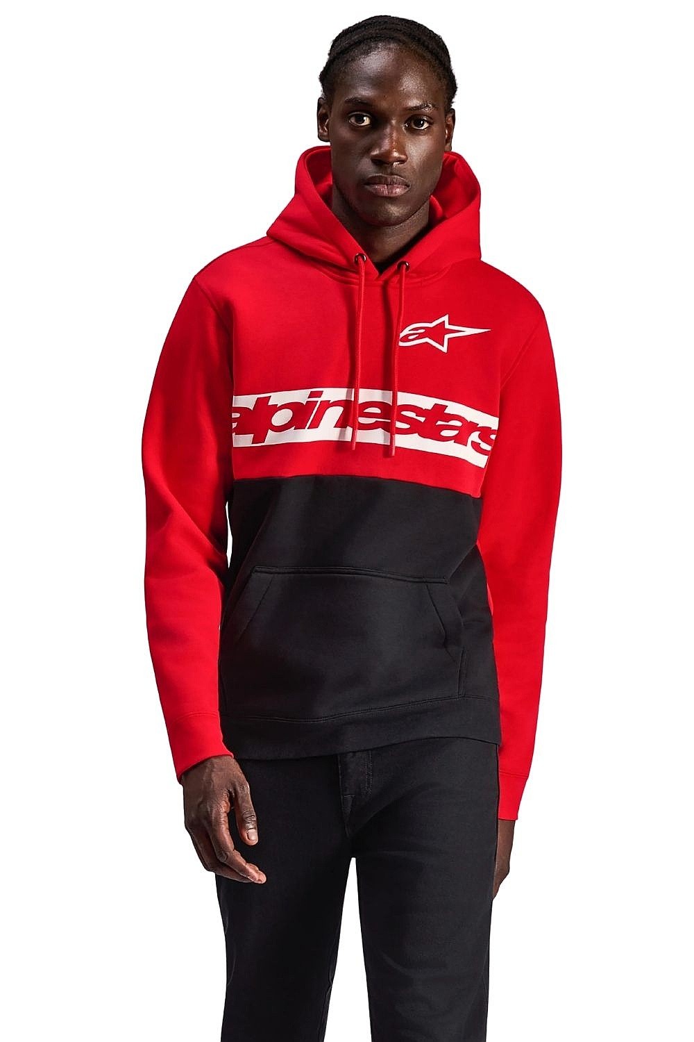 sudadera Alpinestars Parallel Hoodie - Red/Black - men´s
