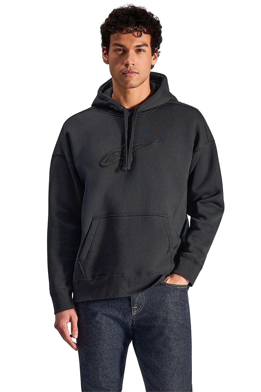 кофта Alpinestars Emergent Oversized Hoodie - Black - men´s
