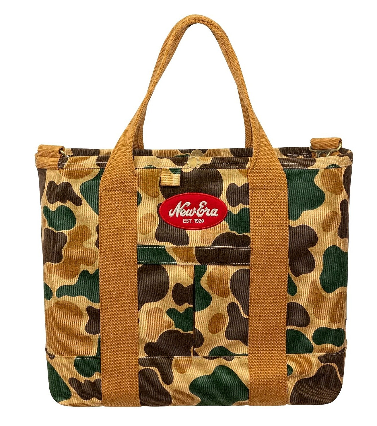 сумка New Era Camo Tote - Camouflage/Cap Icon/Gold/Beige/Brass