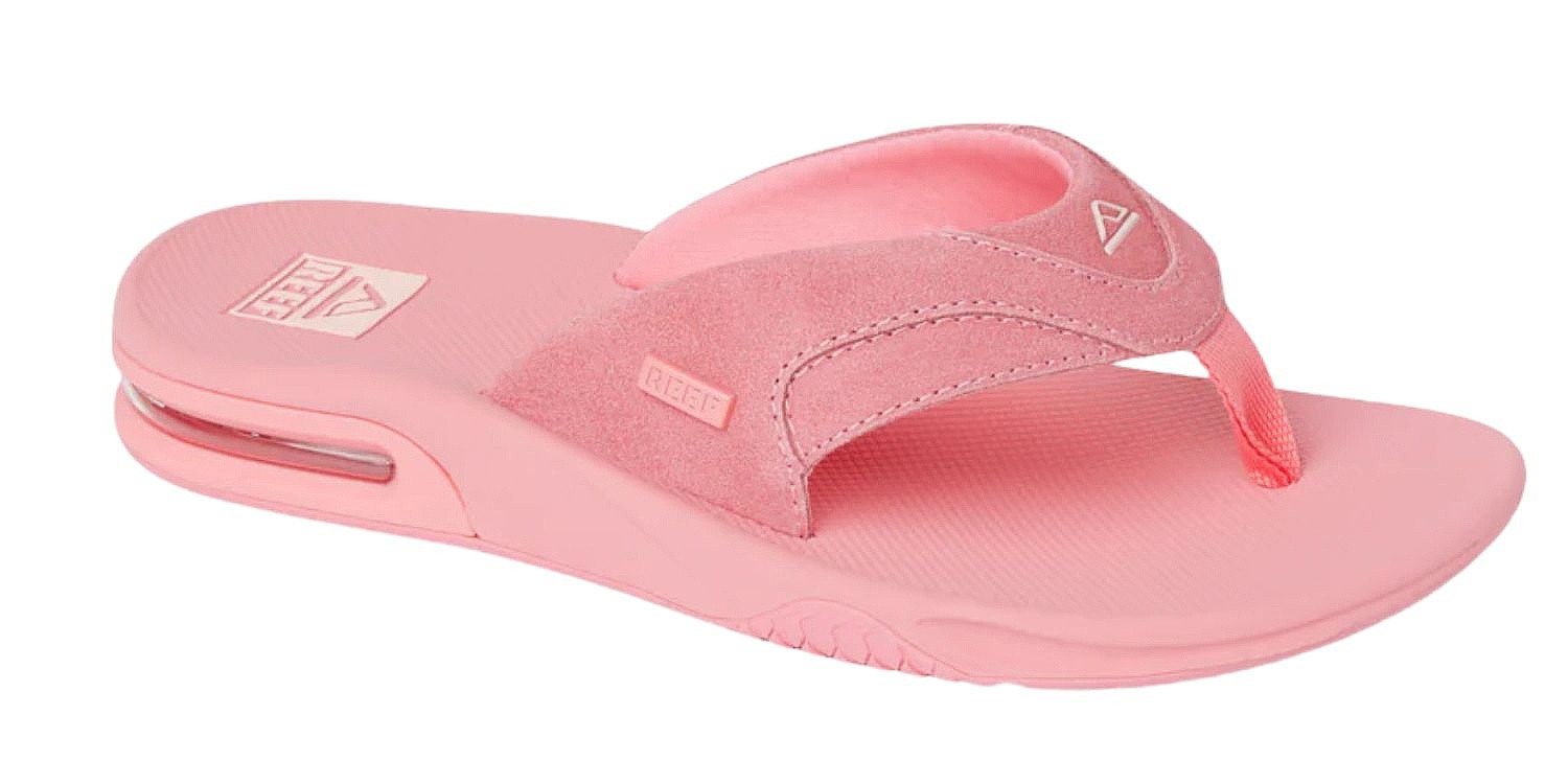 șlapi Reef Fanning - Strawberry Suede - women´s