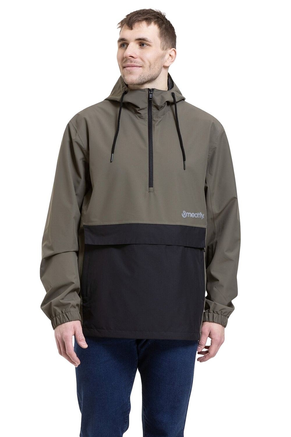 kurtka Meatfly Henry - Dark Olive/Black - men´s