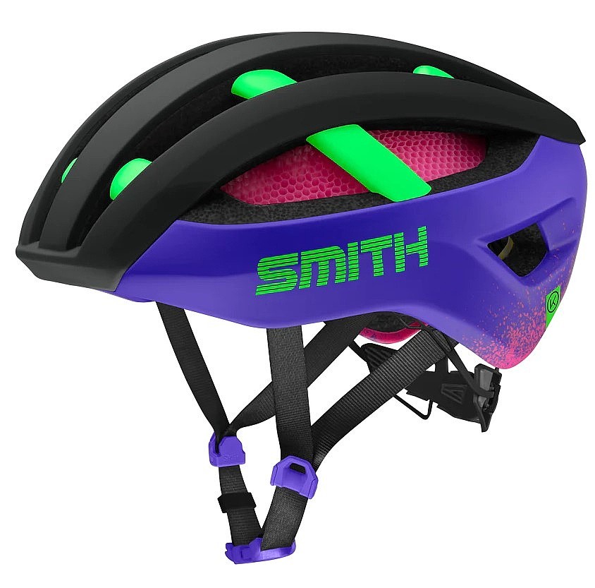 hjälm Smith Network Mips - Matte Archive Flamingo