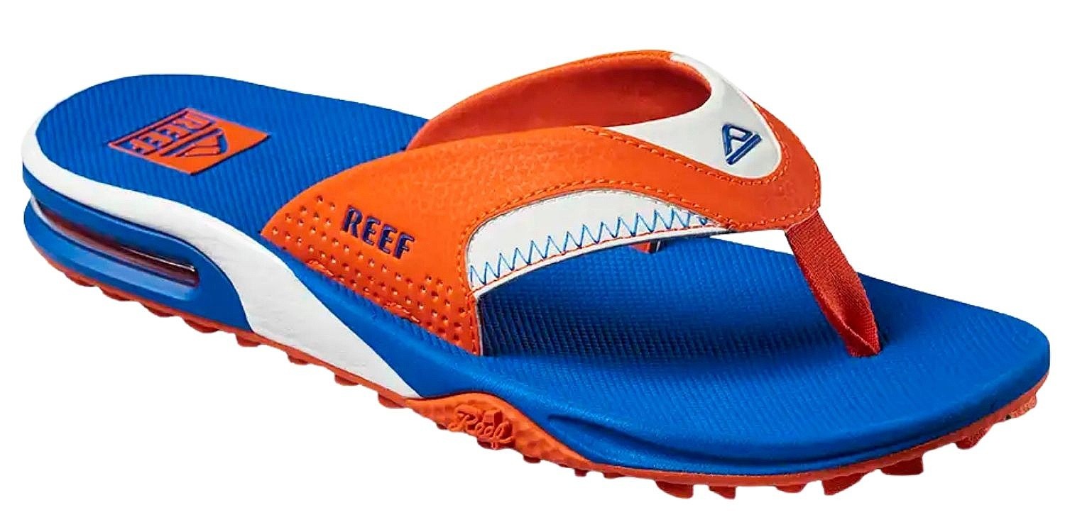 șlapi Reef Fanning Pregame - Orange/Blue - men´s