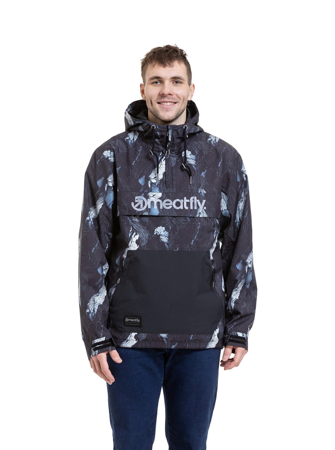 Jacke Meatfly Garen - Deep Lake - men´s