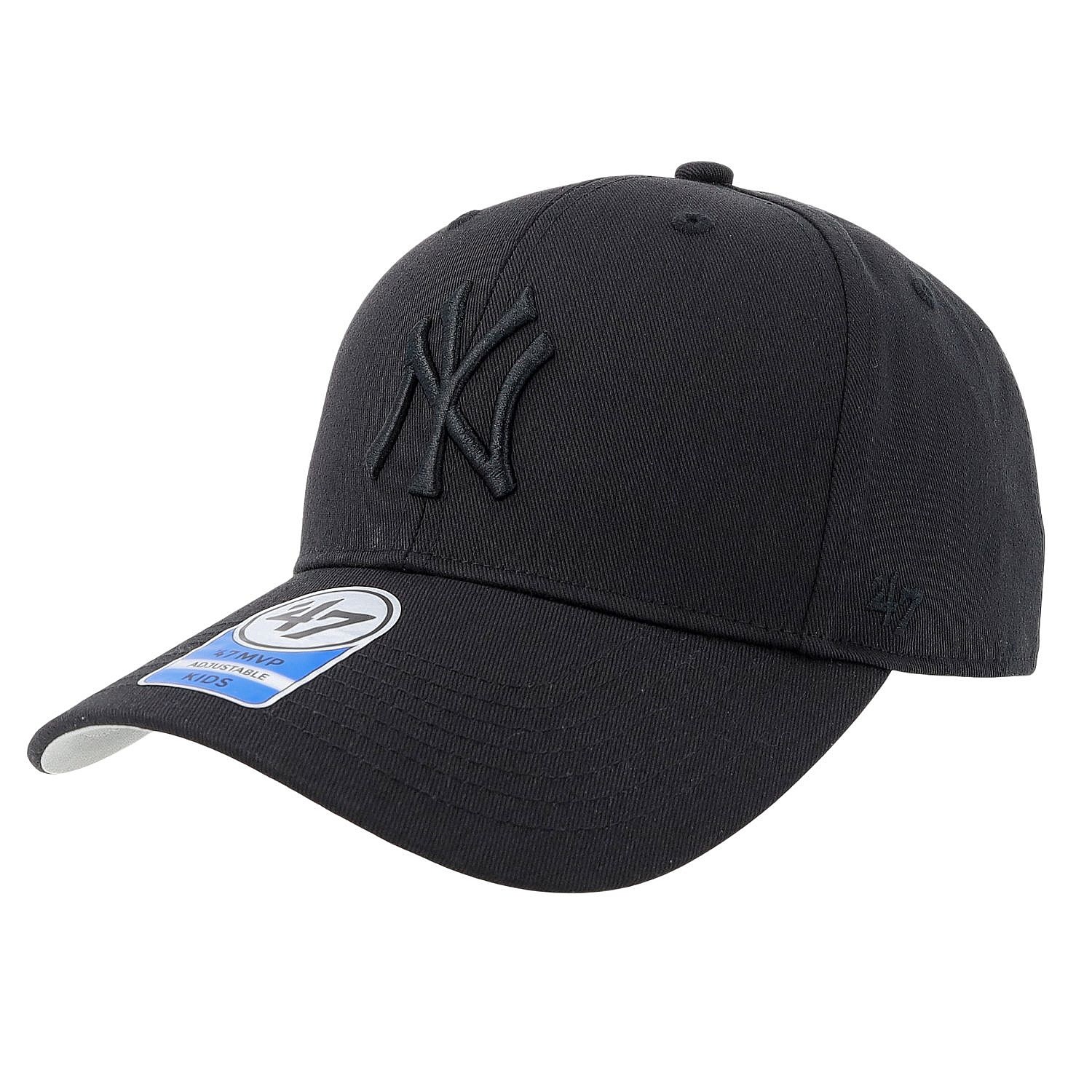 кепка 47 Brand MLB New York Yankees Raised Basic '47 MVP Child - Black/White - kid´s