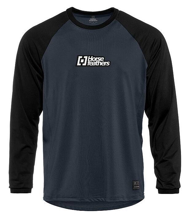 trøje Horsefeathers Spike LS - Indigo/Black - men´s