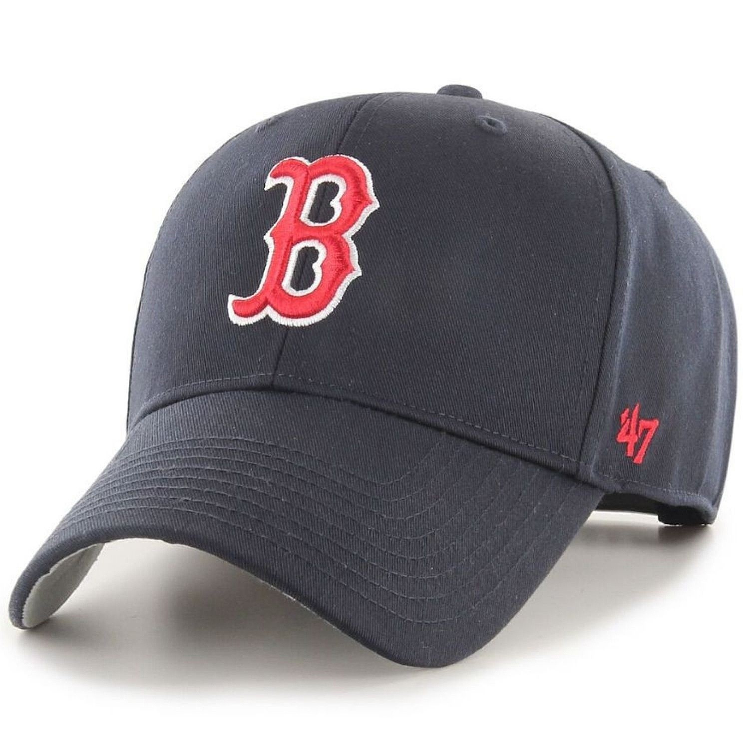 gorra con visera 47 Brand MLB Boston Red Sox Raised Basic '47 MVP - Navy