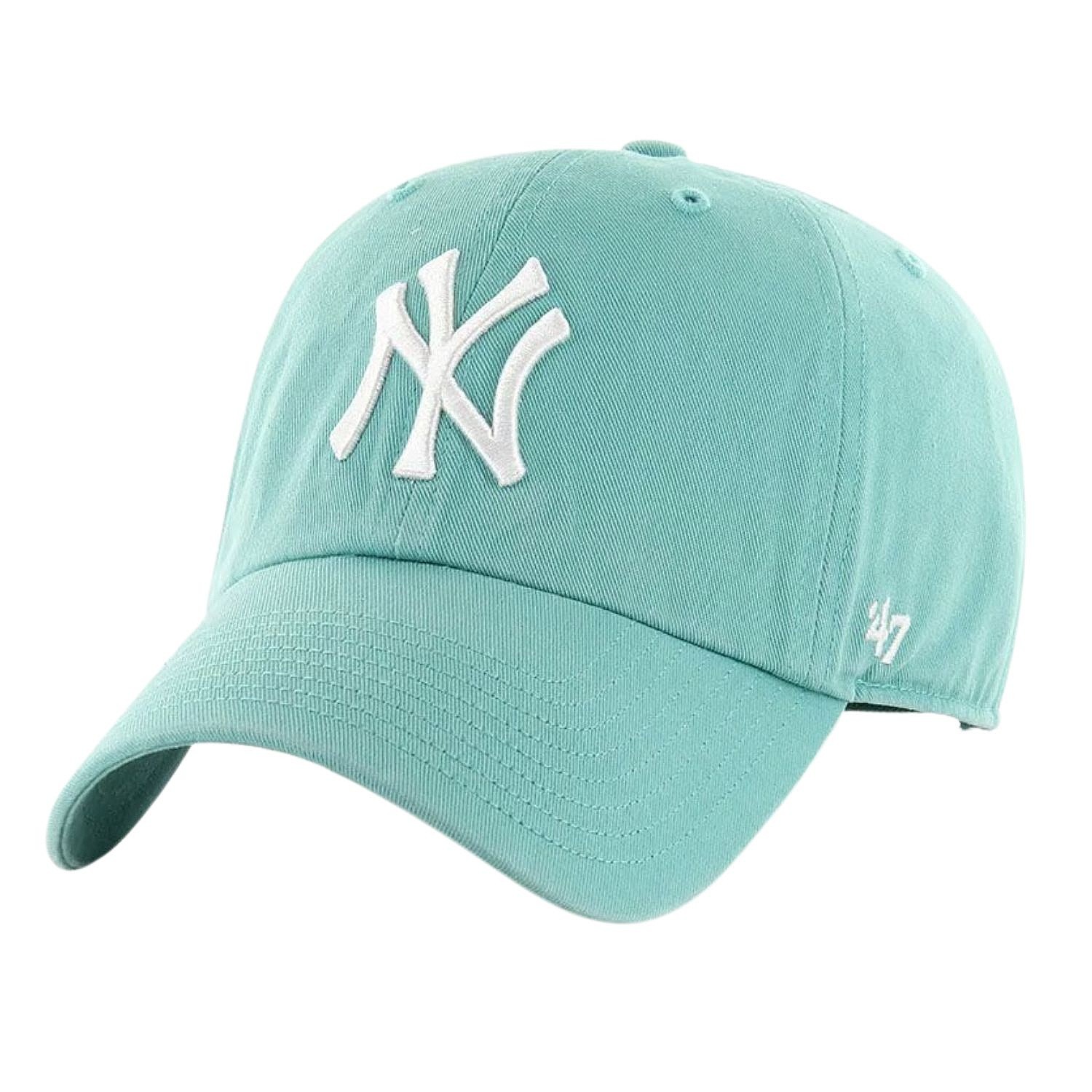 кепка 47 Brand MLB New York Yankees '47 Clean Up - Lagoon Blue