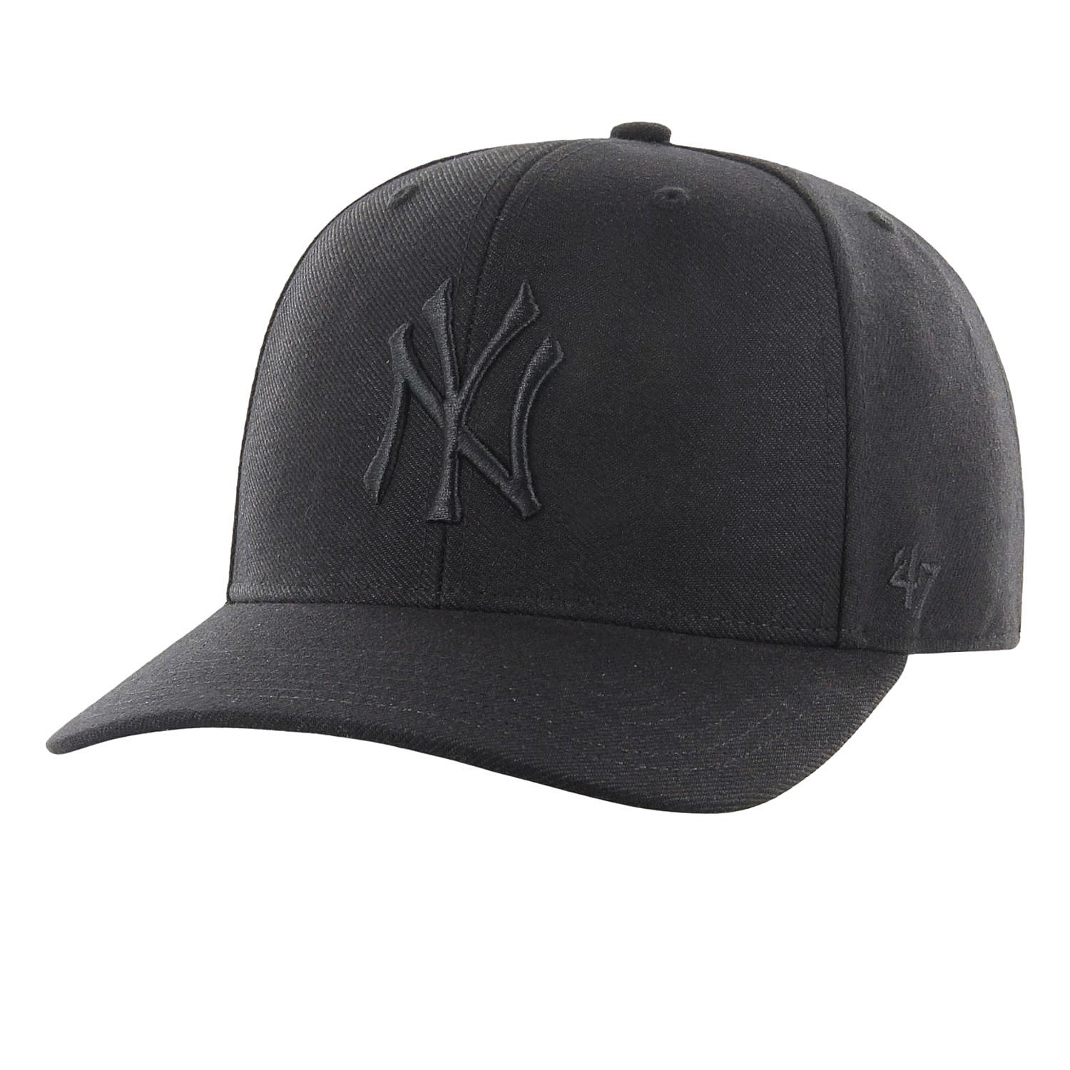 šiltovka 47 Brand MLB New York Yankees Cold Zone '47 MVP DP Wool - Black/Black