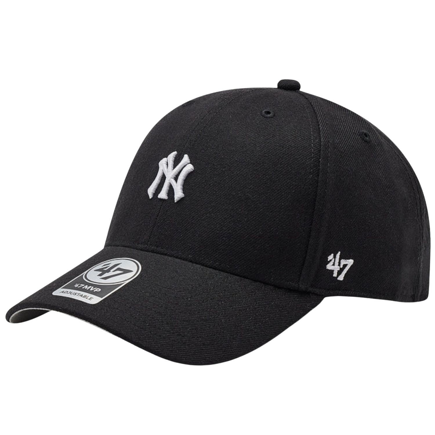 кепка 47 Brand MLB New York Yankees Base Runner Snap '47 MVP - Black/White