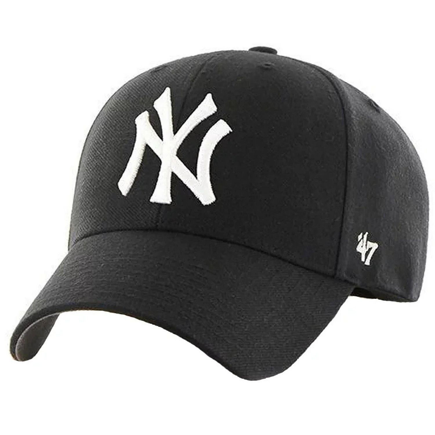 кепка 47 Brand MLB New York Yankees '47 MVP Wool - Black/White