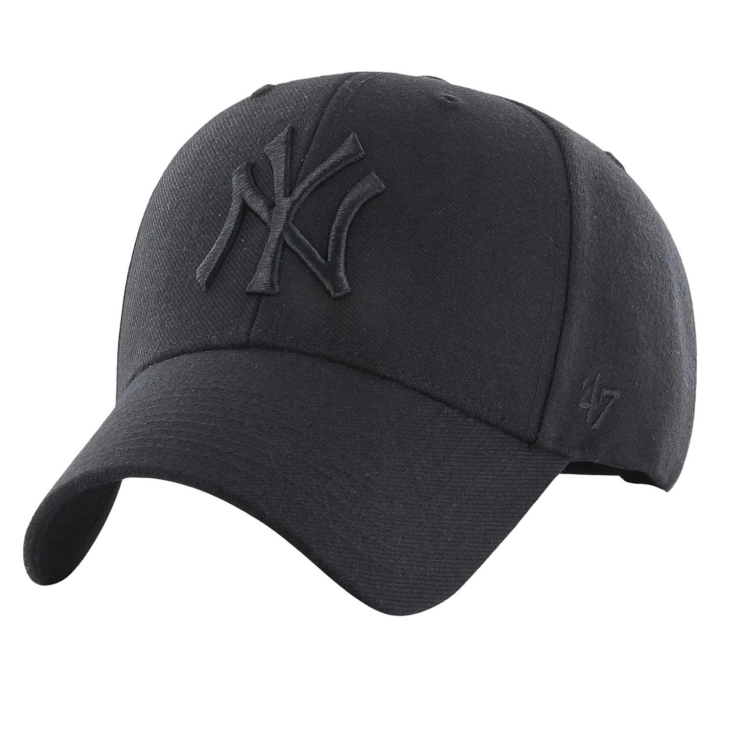 cap 47 Brand MLB New York Yankees Raised Basic '47 MVP - Black/Black