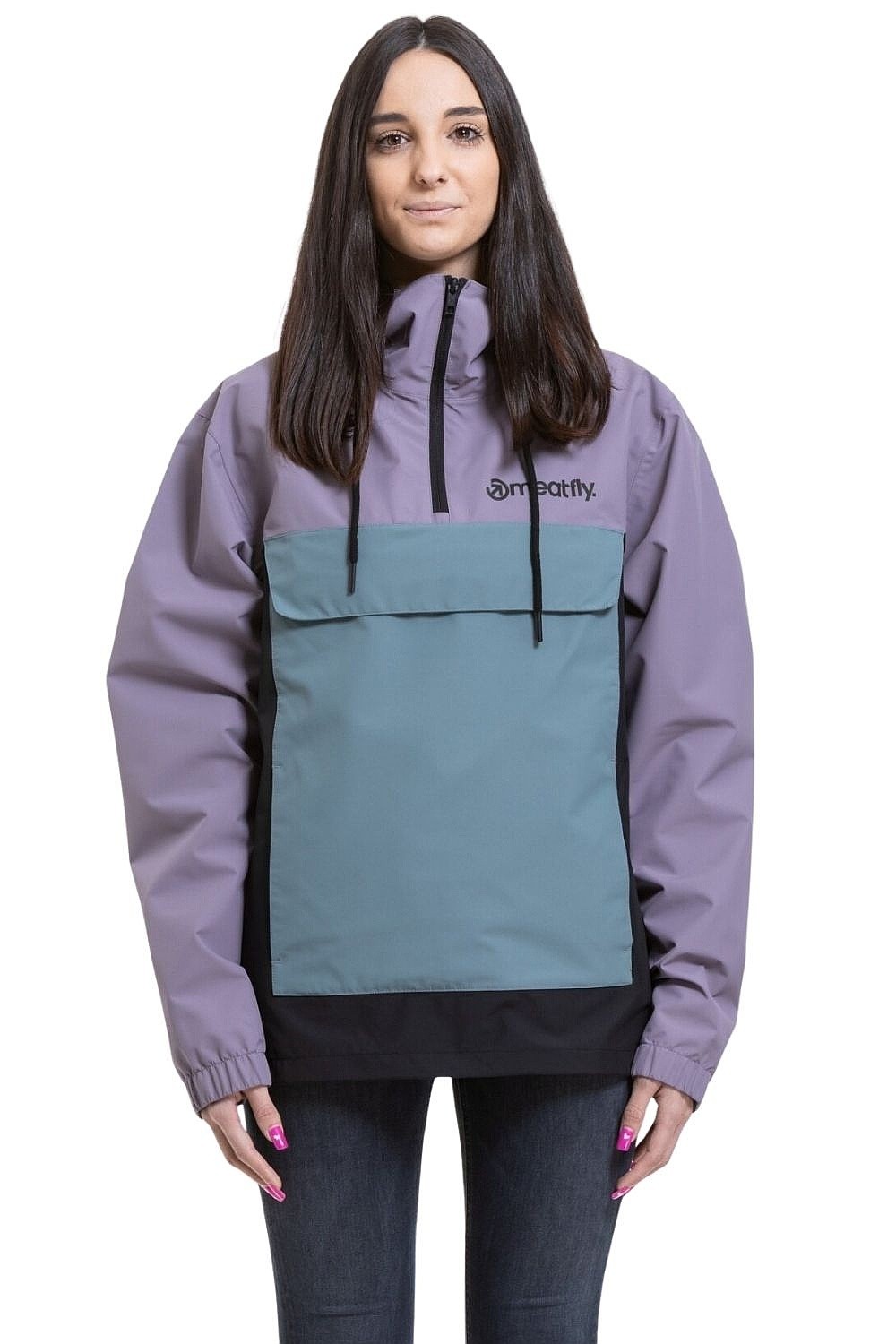 bunda Meatfly Noah - Black/Violet