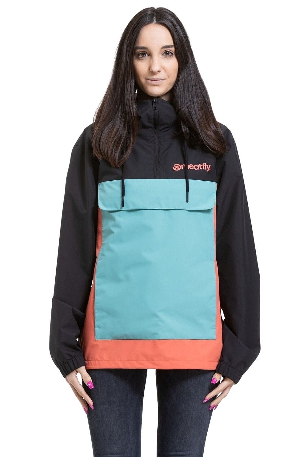 kurtka Meatfly Noah - Mango/Black - women´s