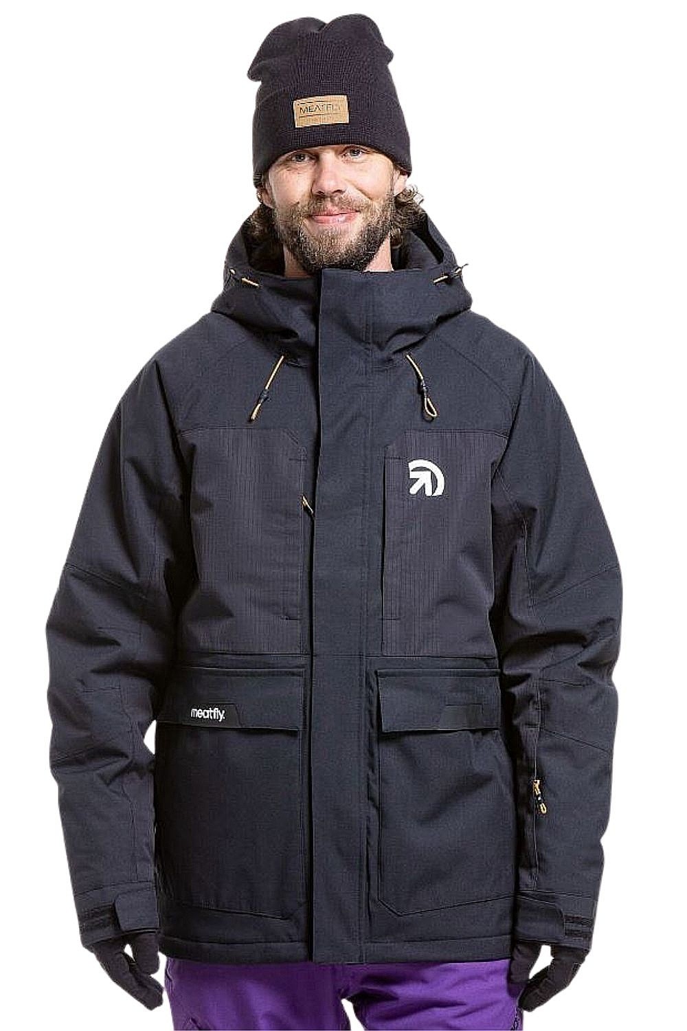 Jacke Meatfly Vertigo - Black - men´s