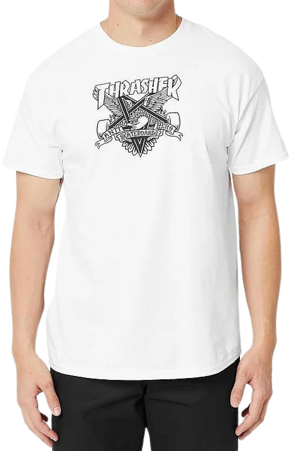 camisa Thrasher Eaglegram X Antihero - White - men´s