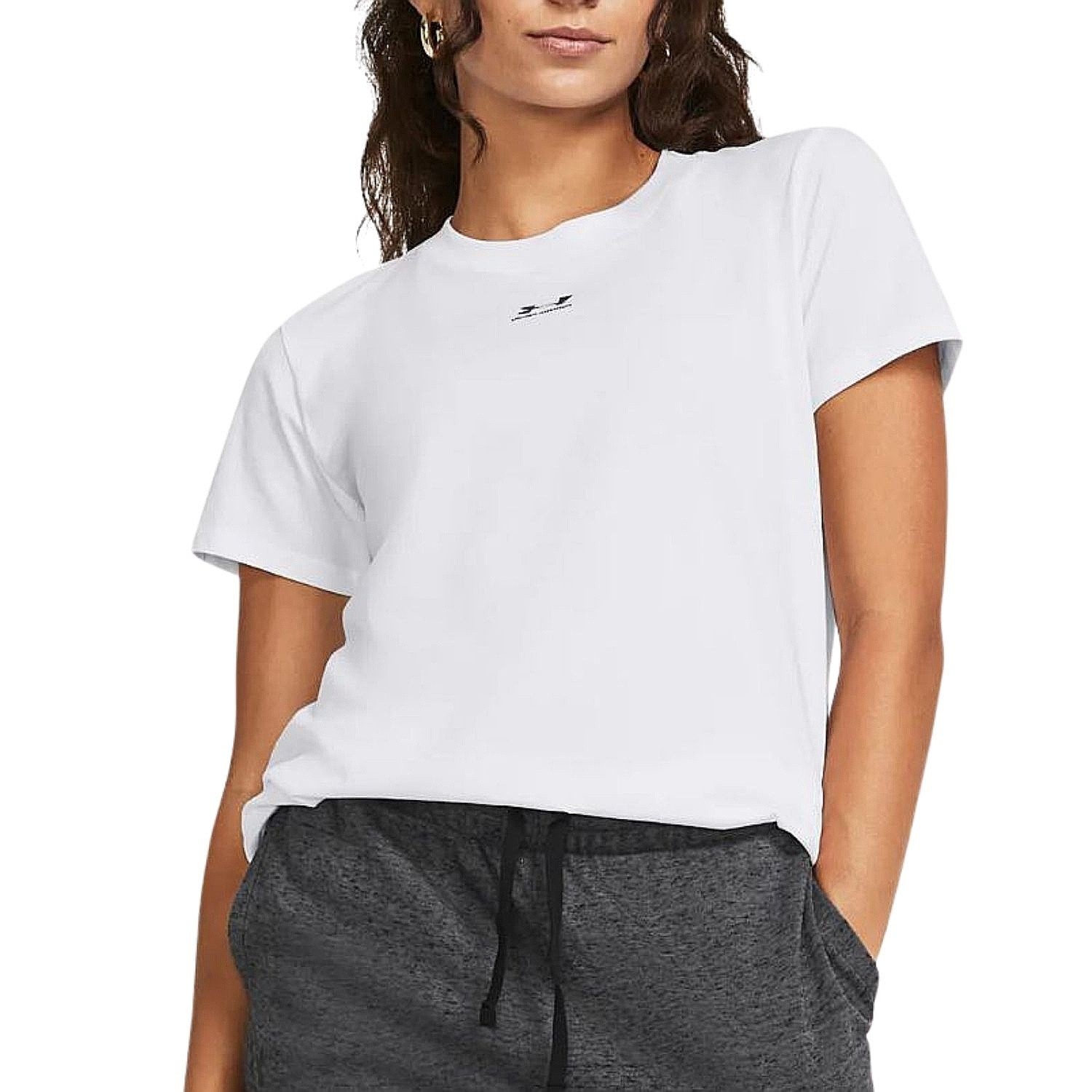 рубашка Under Armour Campus Core - White/Black - women´s