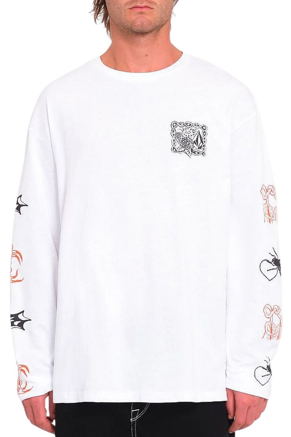 camisa Volcom Fa Keutchi 3 LS - White - men´s