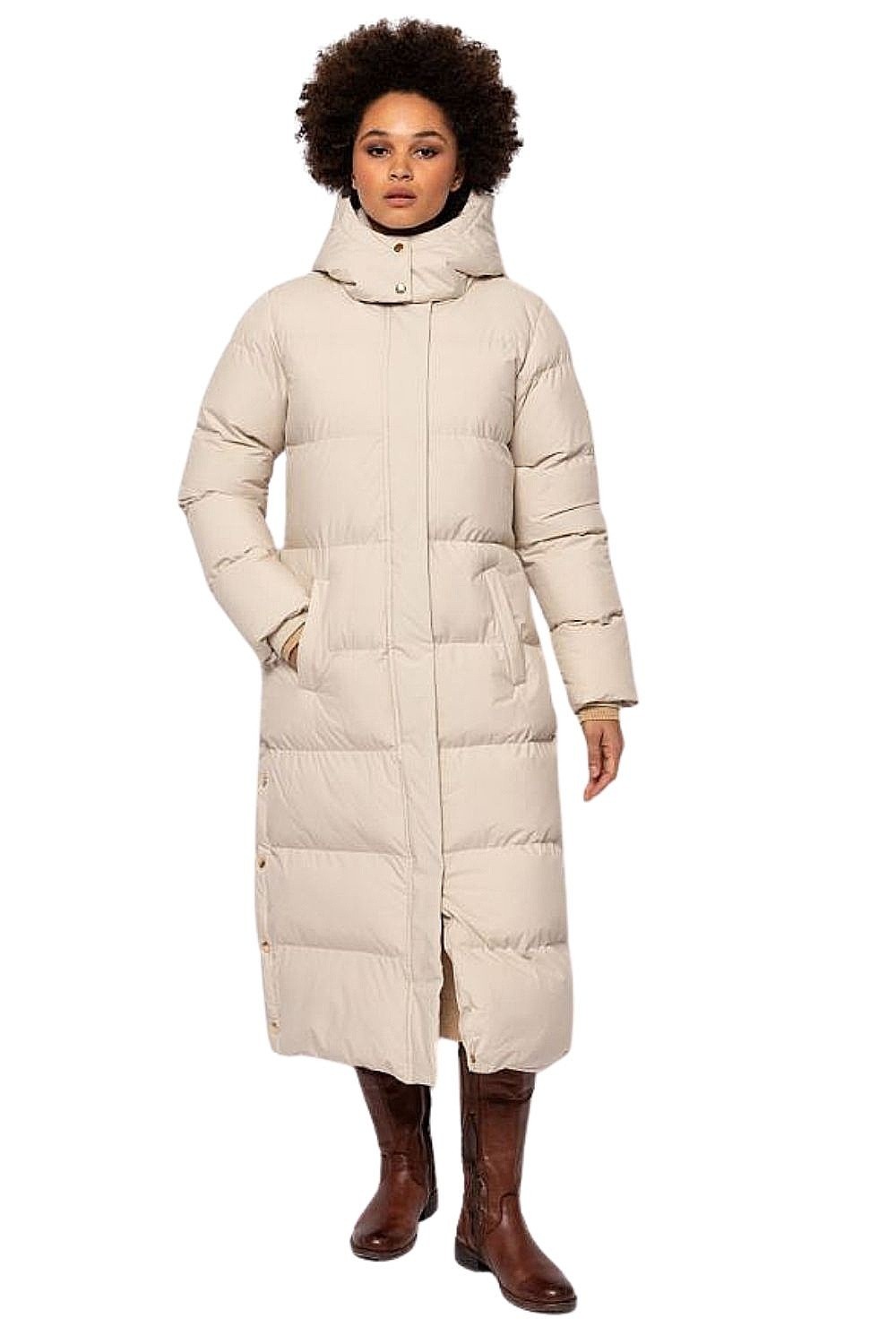 coat Heavy Tools Netra - Cream - women´s