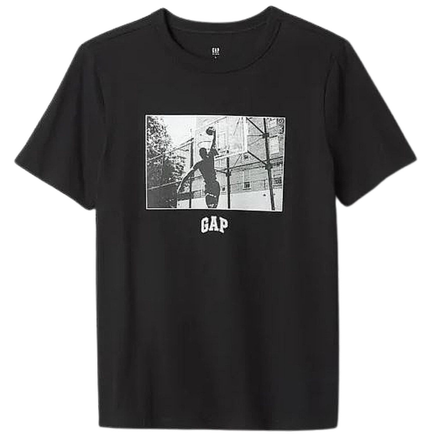 tricou GAP Aug Value - True Black/Basketball - boy´s