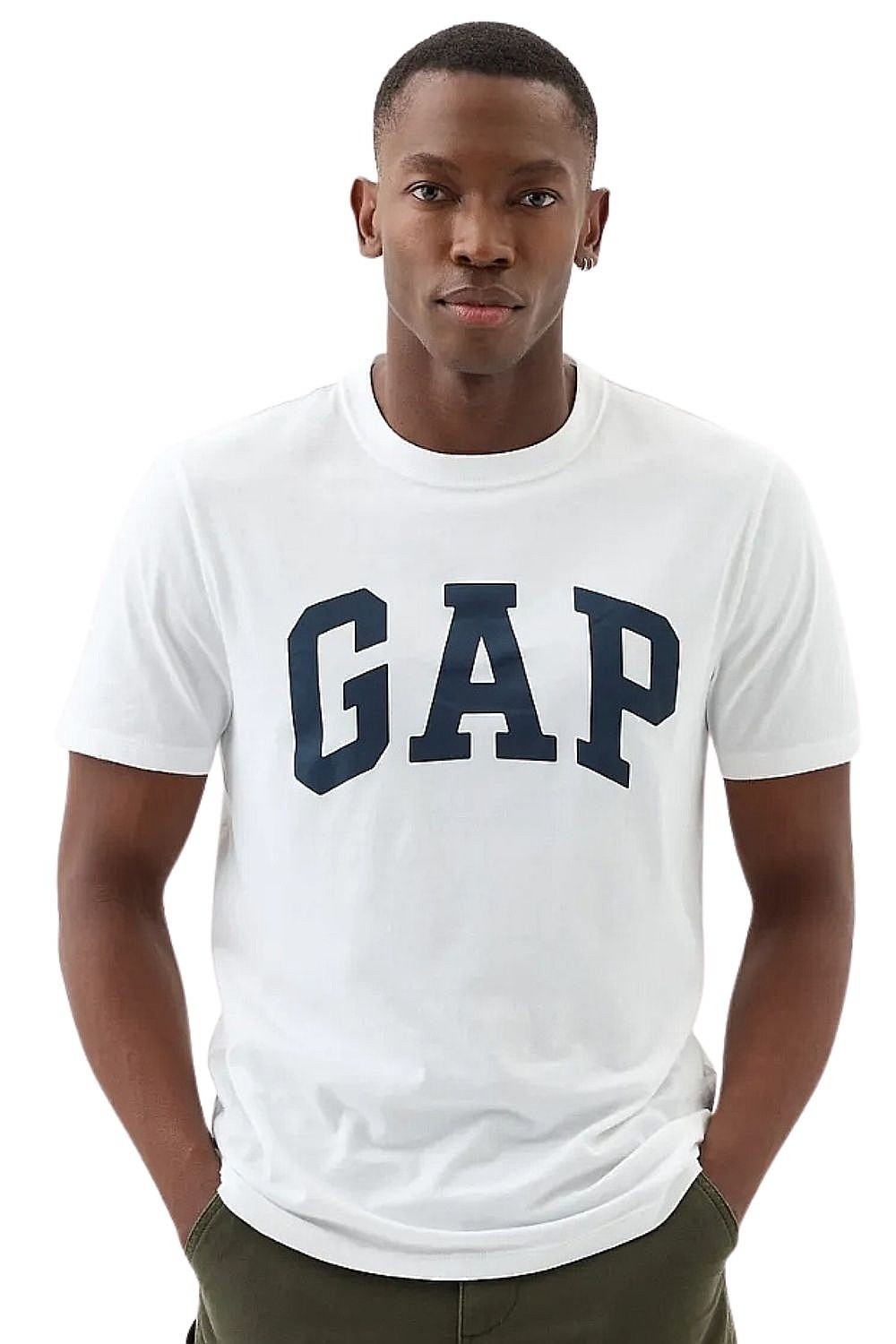 T-Shirt GAP Logo GAP Basic - White V2 Global - men´s