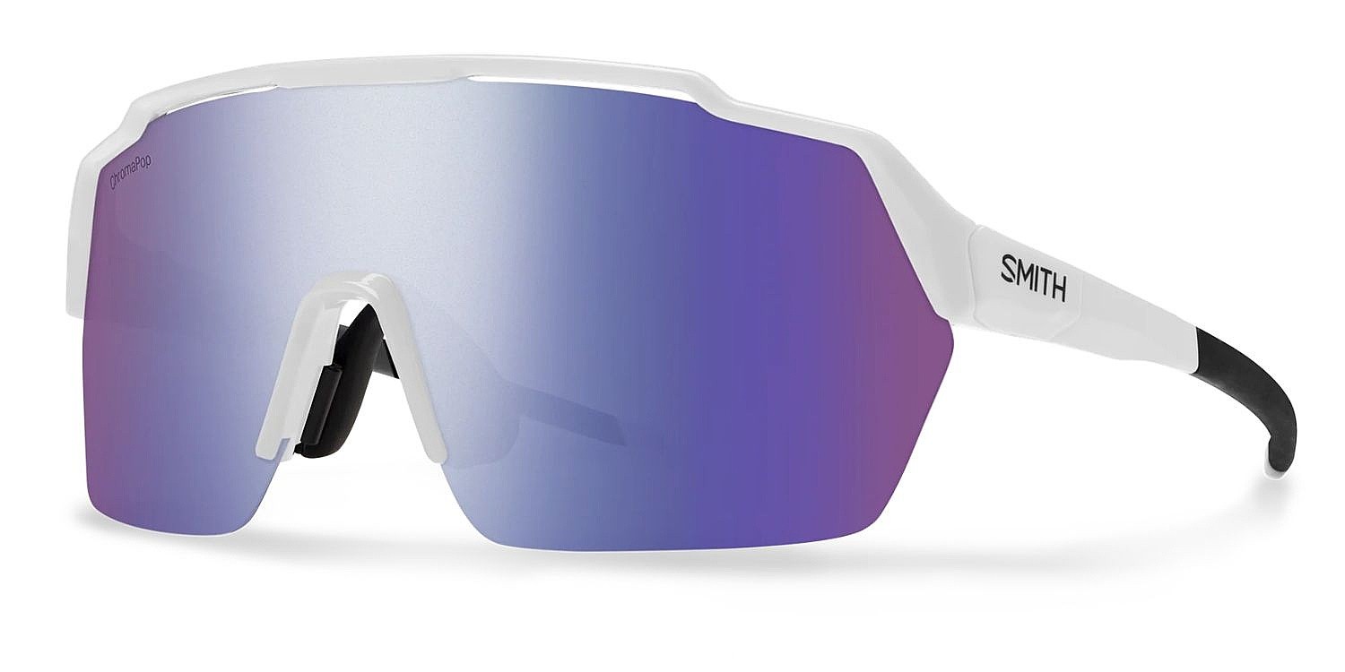napszemüveg Smith Shift Split MAG - White/ChromaPop Violet Mirror