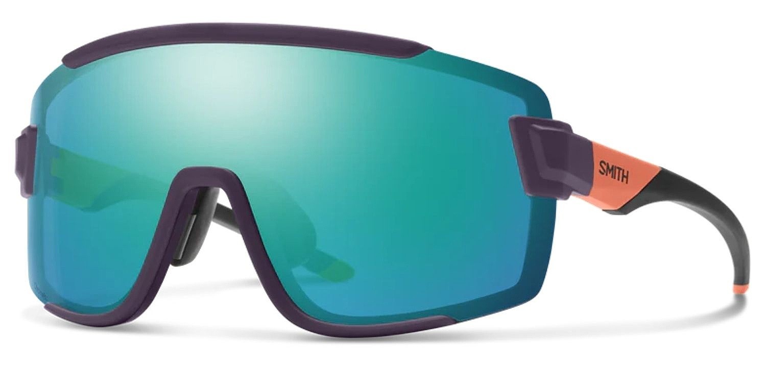 okuliare Smith Wildcat - Matte Purple/Cinder/Hi Viz/ChromaPop Opal Mirror