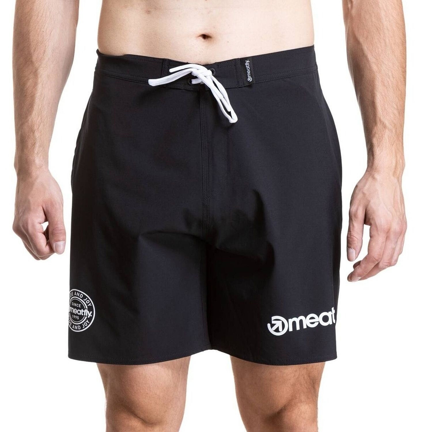 Badeshorts Meatfly Ernie 19 - Black - men´s