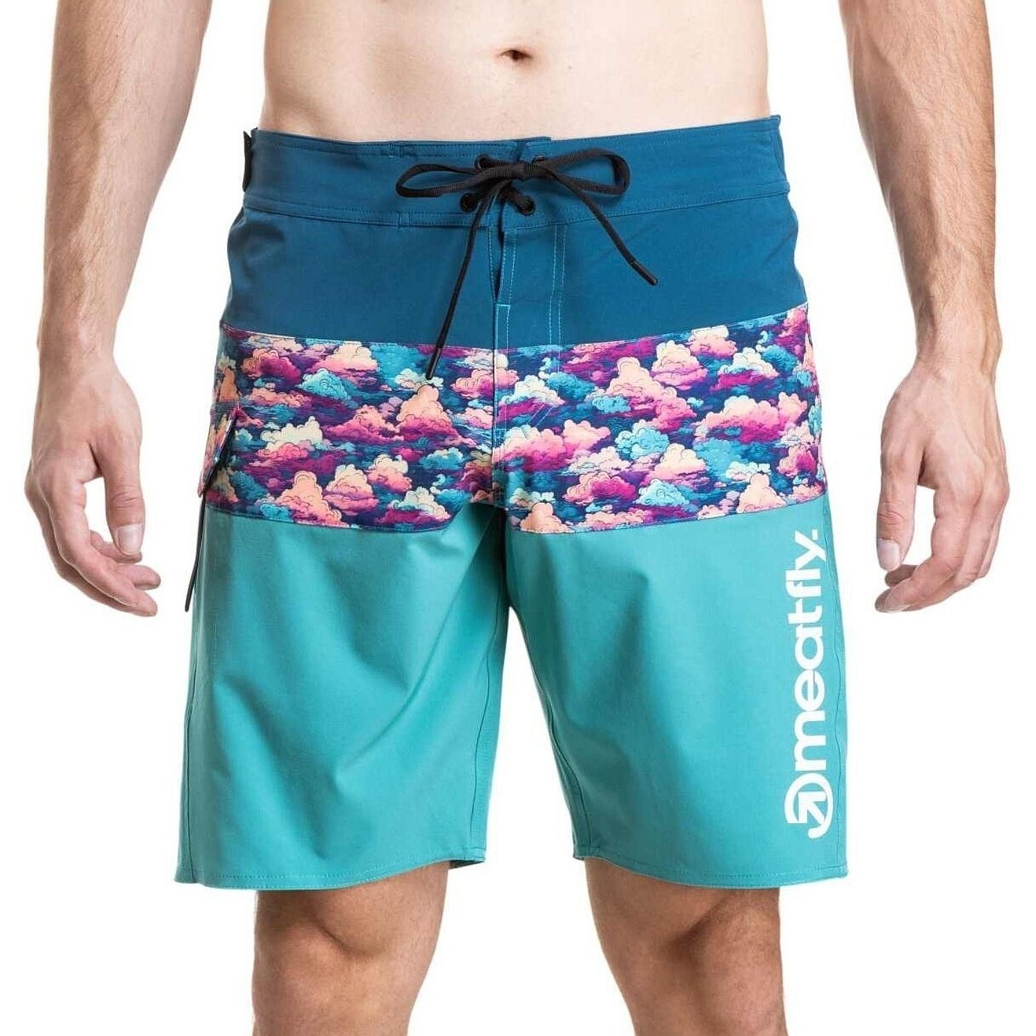 Badeshorts Meatfly Mitch 21 - Clouds - men´s