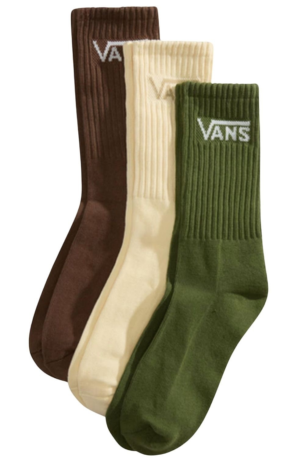 socks Vans Classic Crew 3 Pack - Green Balsam