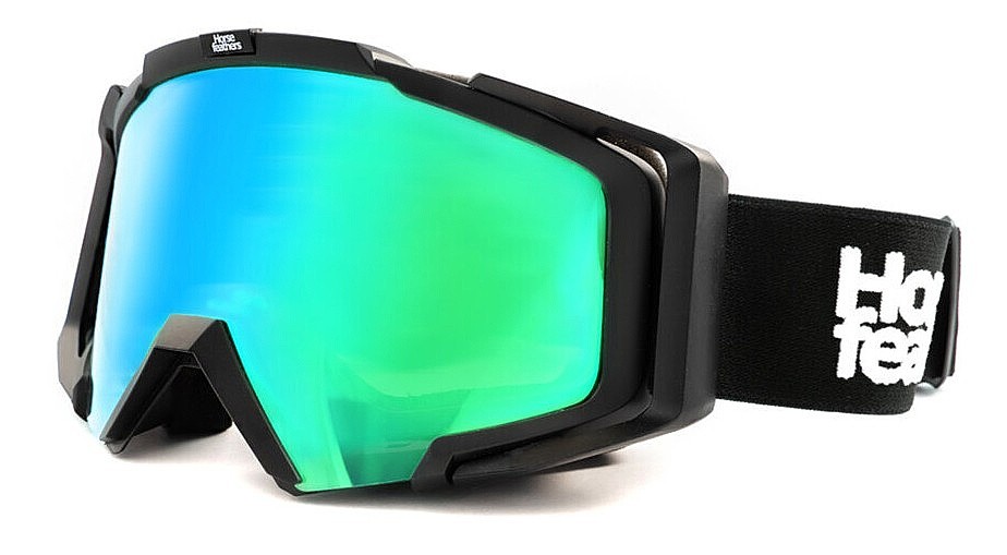 okuliare Horsefeathers Patriot - Black/Mirror Green