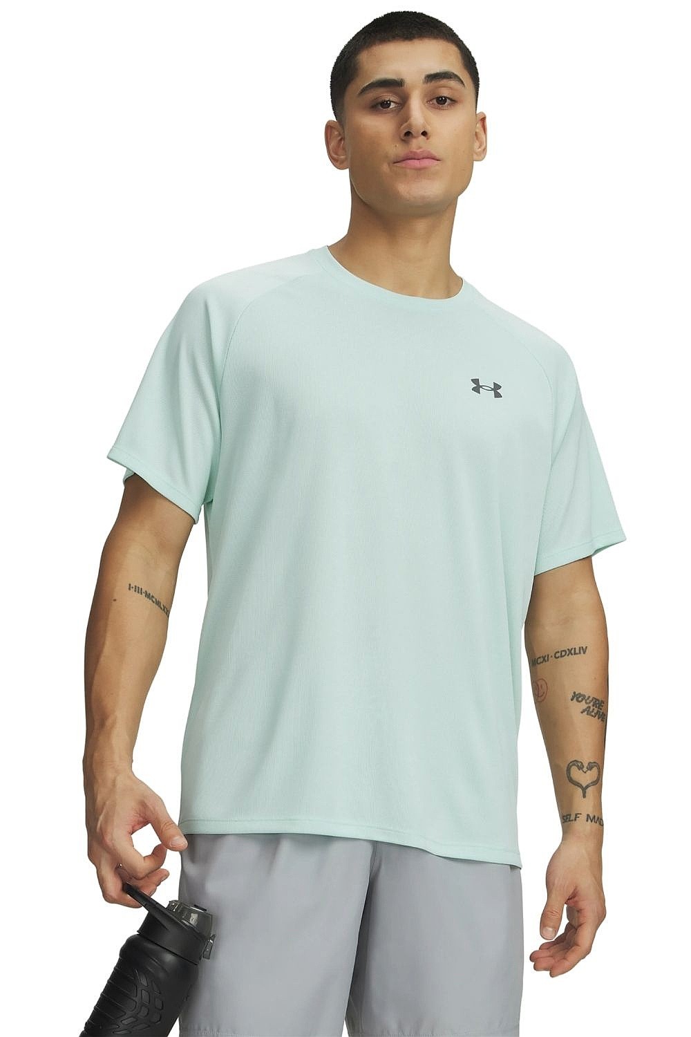 linne Under Armour Textured Tech - Refresh Mint/Castlerock - men´s