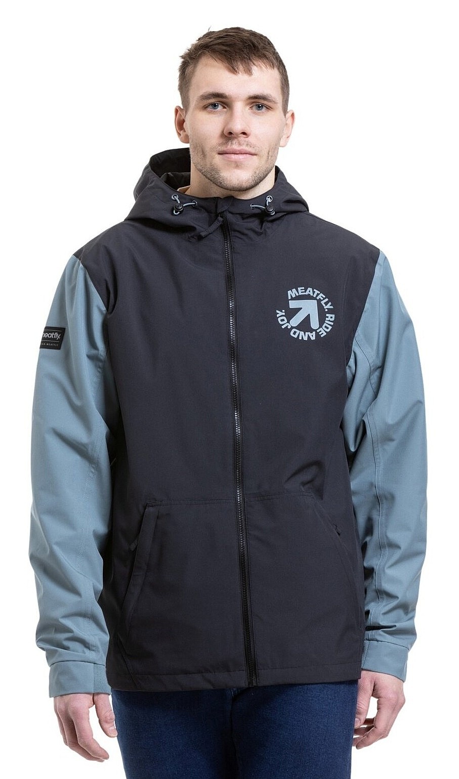 Jacke Meatfly Finn - Black/Storm - men´s