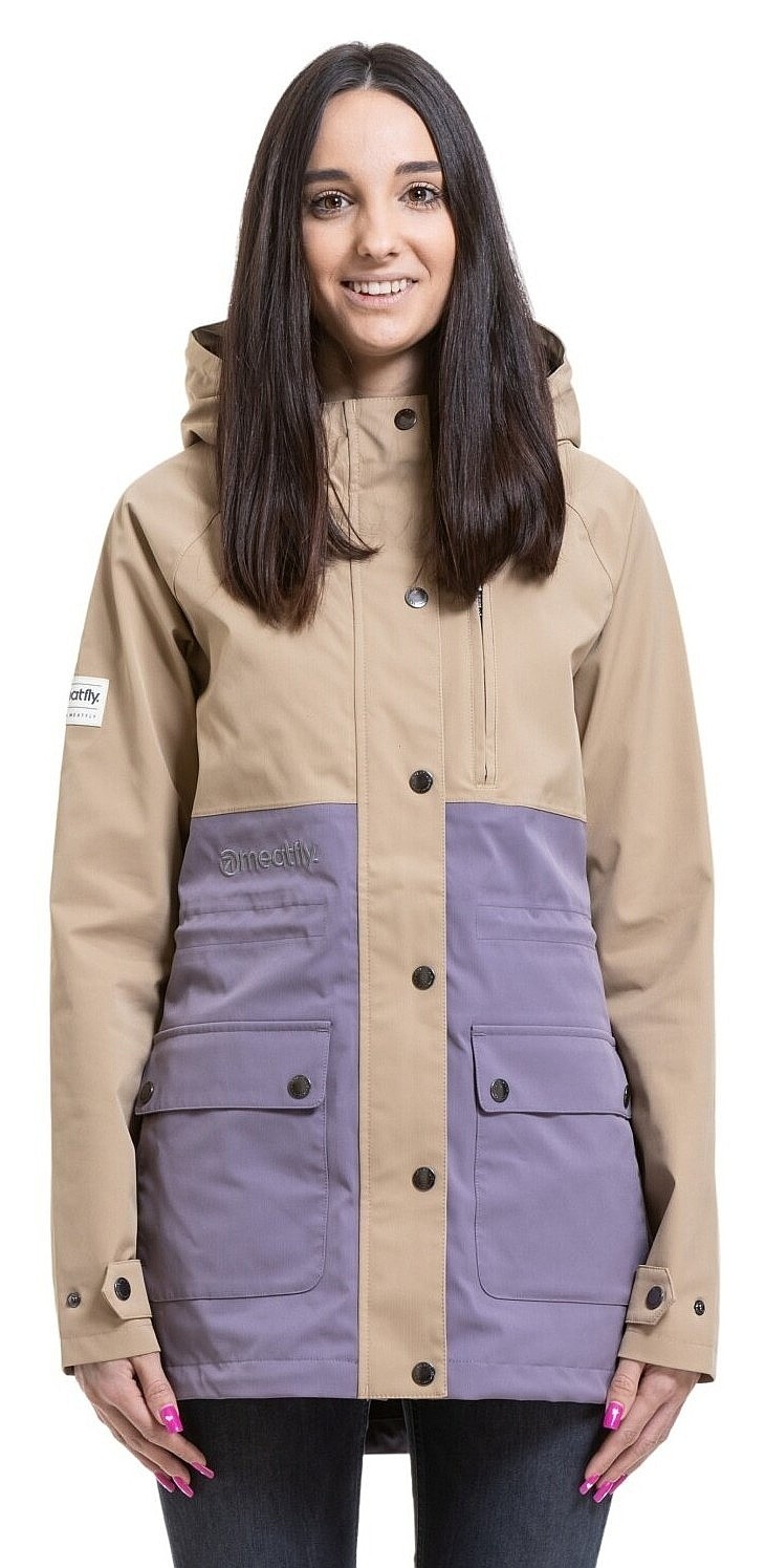 veste Meatfly Xita - Safari/Violet - women´s