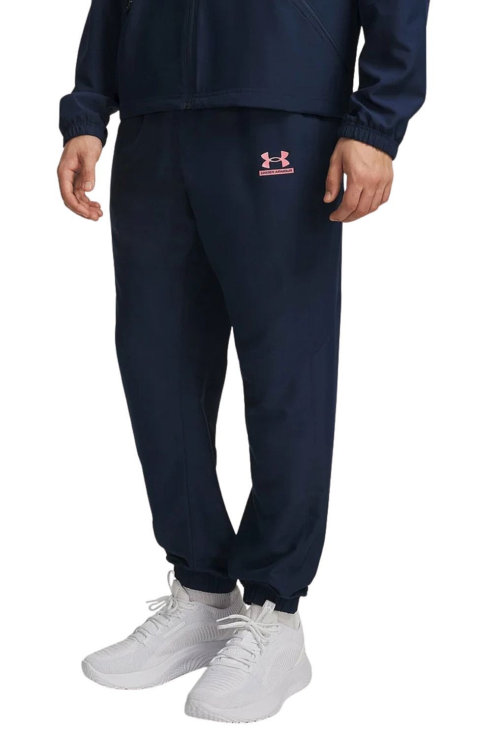 pantalon Under Armour Tech Sport - Academy/Bittersweet Pink - men´s