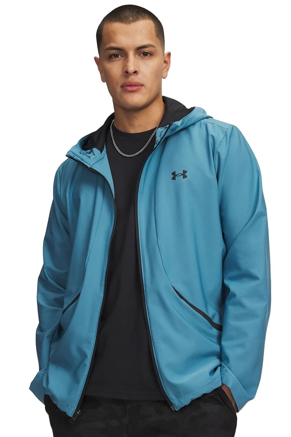 jacket Under Armour Unstoppable Woven - Boundless Blue/Black - men´s