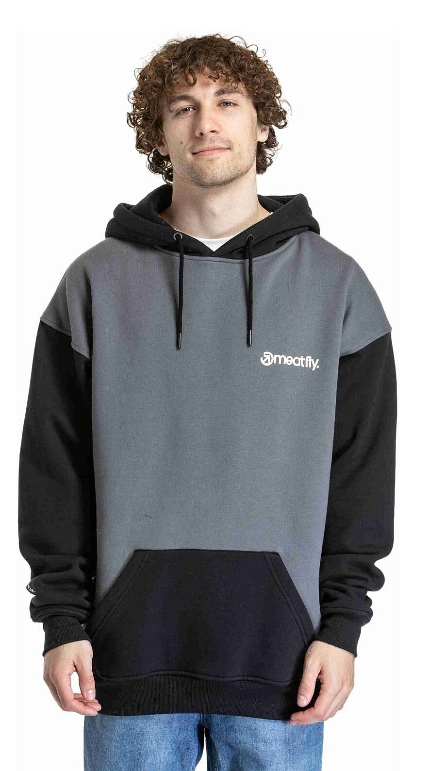 sweat-shirt Meatfly Fry - Black/Grey