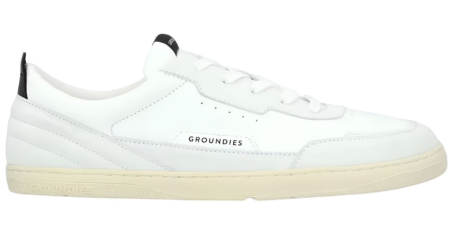 scarpe Groundies Zurich - White/Black
